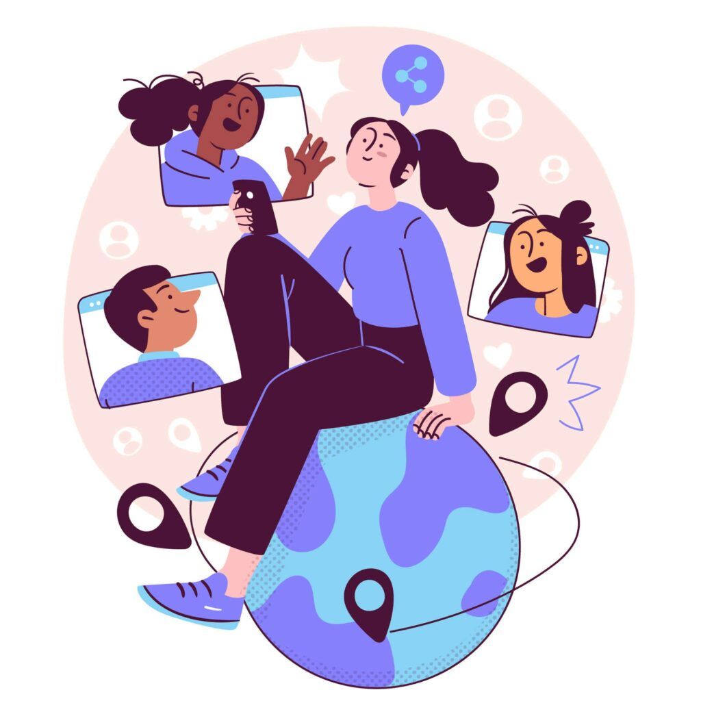 Imagen de Ilustración para web Silvia Porto Serra de Acompañamiento Adolescentes Gestalt en Palma